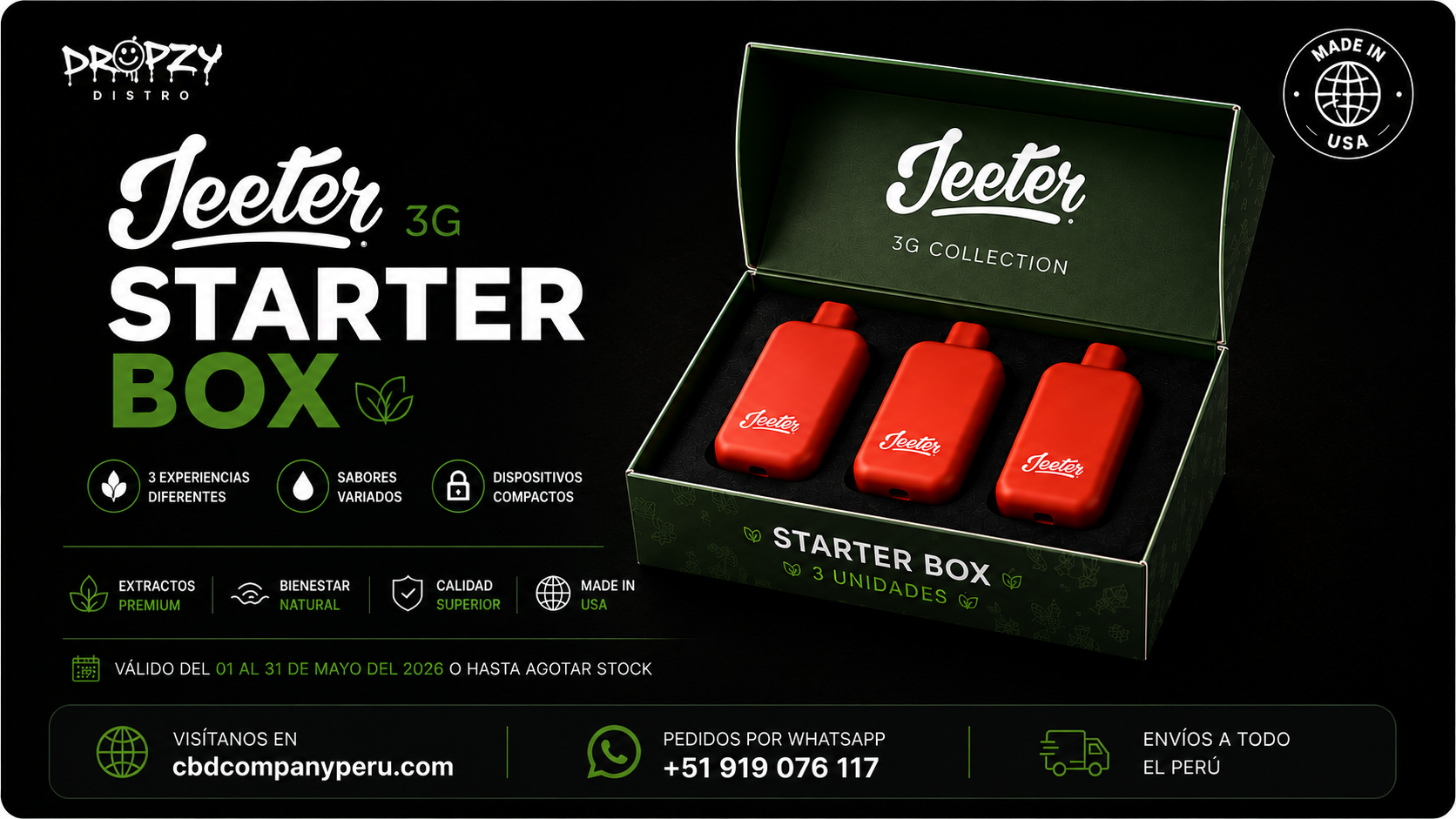 JEETER 3G STARTER BOX